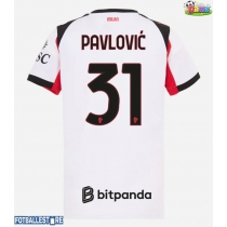 AC Milan Strahinja Pavlovic #31 Bortedrakt Dame 2025-26 Kortermet